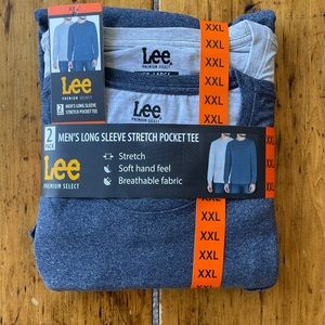 NWT Lee long Sleeve Pocket Tee